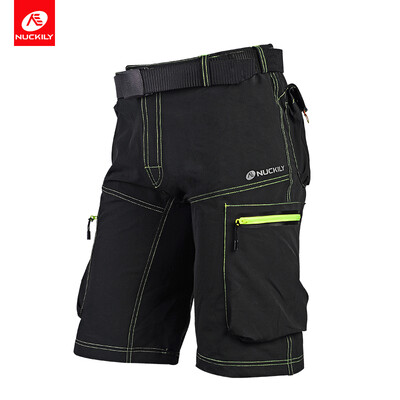 

NUCKILY Summer MTB Shorts Mens Sports Bike Riding Short Pants Leisure Cycling Clothing