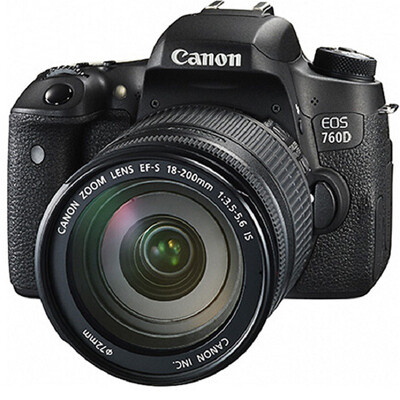 

Canon (Canon) EOS 760D SLR комплект (EF-S 18-200mm F / 3.5-5.6 IS объектива)