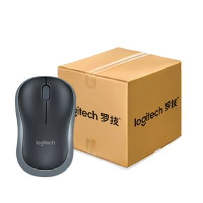 

Logitech (Logitech) M185 беспроводная мышь серо-черные боковые картонные коробки (10) палочки