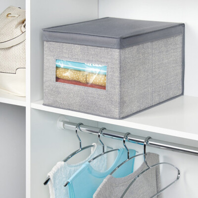 

Aldo Fabric Closet Storage Organizer Box for Clothing Shoes Handbags Jeans