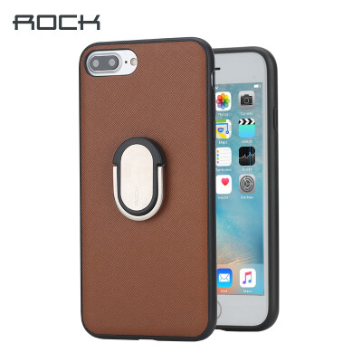 

Locke (ROCK) Apple 7plus / 8plus mobile phone shell iphone7 / 8plus protector ring bracket shatter-resistant hard shell brown