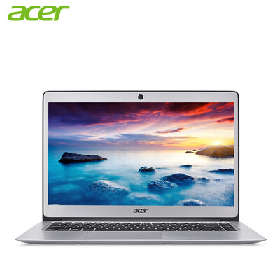 

Acer (Acer) Swift1 13,3-дюймовый цельнометаллический ультра-тонкий ноутбук SF113 (N3350 4G 128G SSD IPS Bluetooth распознавания отпечатков пальцев) Silver Star