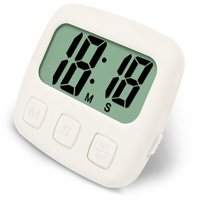 

Kitchen Timer Digital LCD Cooking Timer Electronic Full Vision Swivel Hook Count-Down Up Clock Loud Alarm Magnetic Stand Timer