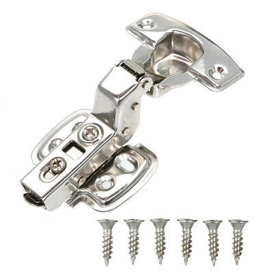 

LEEDIS Inset Door Hinge 304 Stainless Steel Cabinet Door Hinge Wardrobe Damping Hydraulic Buffer Hinge Aircraft Pipe Hinge Detacha