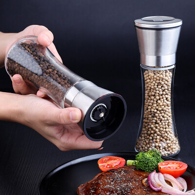 

Kitchen beauty 304 stainless steel pepper grinder Pepper pepper grinder Manual black pepper grind bottle Seasoning bottles