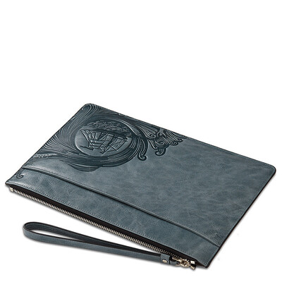 

Ting Zun teemzone mens handbag original first layer leather envelope bag youth male clutch bag tide thin section explorer S8005-envelope bag