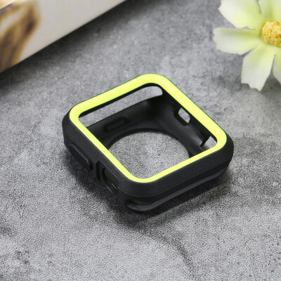 

Soft Silica Gel Watchcase Breakingproof Protective Watch Cover For Apple Watch 32