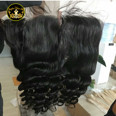

Kason Malaysian Virgin Hair Lace Frontal Loose Wave 134 Full Lace Frontal With Baby Hair Unprocessed Malaysian Human Hair Can Be