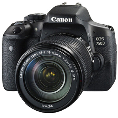 

Canon (Canon) EOS 750D SLR комплект (EF-S 18-135mm F / 3.5-5.6 IS STM объектив)