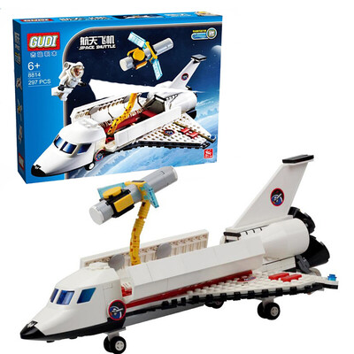 

В новых Гудите новые музыкальные блоки Space Shuttle Детской серии GD8814 игрушка мальчика строительных блоки собраны головоломки игрушки строительных блоки собраны
