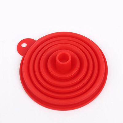 

Outdoor Silicone Foldable Flexible Collapsible Funnel 1 Piece