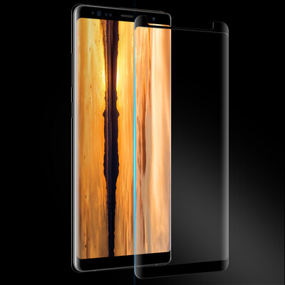 

[3D] W изгиба силы (Валя) Samsung note8 пленка стали Примечание стеклянной пленки 8 стали, охватывающих всю поверхность 3D защитная пленка HD телефон черный