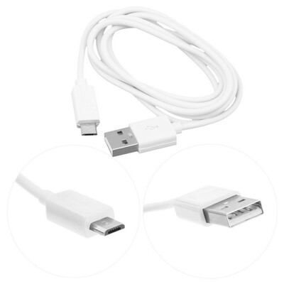 

1m 3ft Round V8 USB to Micro USB Charge Data Cable for Samsung HTC Motorola