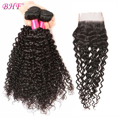 

Монгольские кудрявые вьющиеся волосы с закрытием Curly Weave Human Hair 4 * 4 Clace