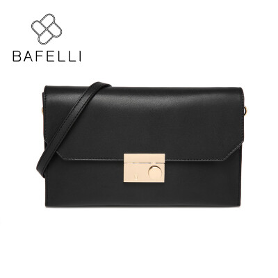 

BAFELLI split leather shoulder bag Multicolor flap for women crossbody bag messenger bag hot sale day clutches women bag