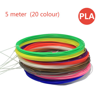 

PLA consumable filament 3D printer consumptive material PLA material volume 5 meter PLA material 20 colour