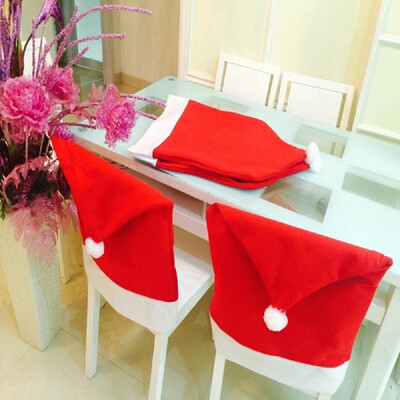 

Yeduo Hort Santa Claus Hat Chair Covers Christmas Dinner Table Party
