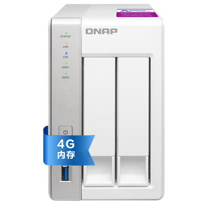 

QNAP (QNAP) TS-231P2 4G памяти четырёхядерные двухбитовая сети сетевой NAS-хранилища портов бис