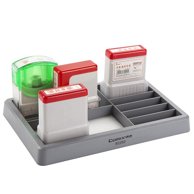 

COMIX Seal finishing box gray office stationery B2262