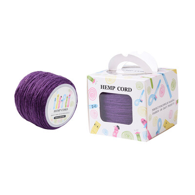 

PH PANDAHALL 109 Yards Purple Jute Twine String Rope Hemp Rope Jute Cord for DIY&Crafts