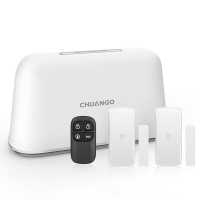 

Рекордный (chuango) Белая уборка WiFi беспроводная сеть инфракрасного сигнализации дома двери и окна магазин умный дом люкс с грабителем
