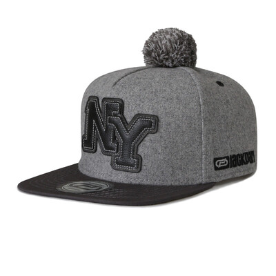 

LACKPARD Autumn&winter ladies single ball hip hop cap Korean alphabet outdoor sports baseball hat gray