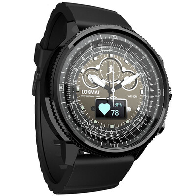 

Lokmat MOKA Smart Watch Sport Band Fitness Tracker Heart Rate Calories Sensor BT Pedometers Information Reminder Digital Men Clock