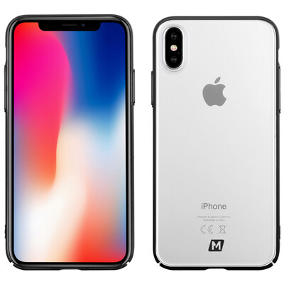 

Мо Миши (MOMAX) iPhoneX / 10 Apple, телефон оболочки сотовый телефон защитный чехол Х / 10 Масло кольцо стент защитной оболочки костюм черный
