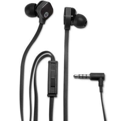 

HP H2310 In-Ear Headphones for talking Headphones Music Sports For Men and Women Headphones Black