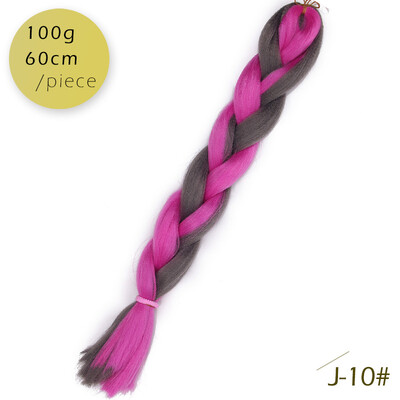 

AISI HAIR 100g / pcs 24inch   Kanekalon гигантский   косы Волосыломбер Две тонныЦветные синтетические волосы для кукол Вязание крю
