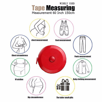 

Outdoor Tape Measure 150 cm For Sewing Double-Sided Tailor Cloth Ruler Random Color