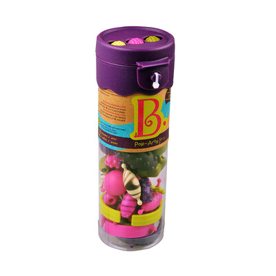 

BToys Bello pretty Beads creative beads 50 beads without line 4 portable grape purple BX1379Z