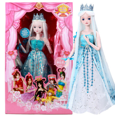 

Ye Loli doll Elf Dream Princess Cartoon Loli fairy DIY dream set modified girl Barbie doll dress up toy Ice Princess