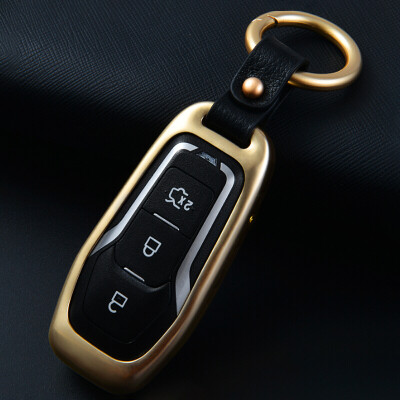 

Huashi Ford Key Bag Mondeo Import Sharp Keys Explorers Fashion Edition Key Bag Buckle Cases Local Gold-Gift Box Smart A