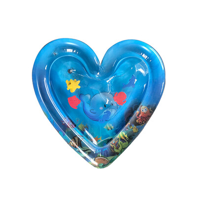 

Baby Inflatable Water Play Mat Tummy Time Baby Fun Mat Child Development Play Center with Manual Inflator Pump for 03 Years Old I