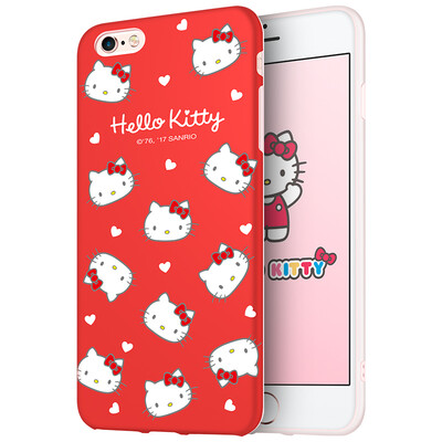 

Hello Kitty Apple 6 6s Plus Phone Case iPhone6 ​​ 6s Plus Cartoon Case All-In-One Silicone Shatterproof Soft Shell 55 &quotSweetheart Hello Kitty Red