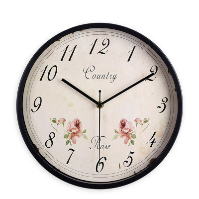 

12 inches 30CM metal wall clock simple clock silent quartz movement watch for bedroom living room