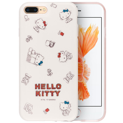 

Hello Kitty Apple 78 Plus Mobile Shell iPhone7 8 Plus Cartoon Sleeve All-In-One Silicone Shatterproof Soft Shell 55 &quotSimple Hello Kitty