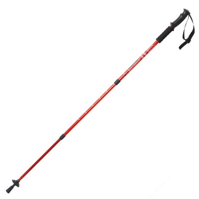 

Xiaguang outdoor trekking pole aluminum cane three folding crutches cane T-302 red