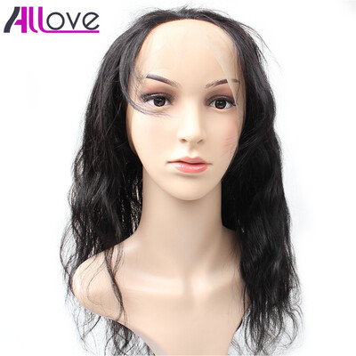 

Good Quality Brazilian Virgin Hair Body Wave 360 Frontal Lace Closure Free Part Hot Selling Lace Closure Allove Hair Products