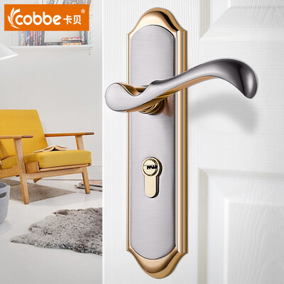 

Kabe cobbe simple door lock indoor bedroom door handle door wooden door lock bathroom door lock CX6002