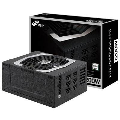

Full FSP rated 1200W AURUM PT 1200 full-mode power supply Platinum certification efficiency of more than 92 stable current E-Sync design