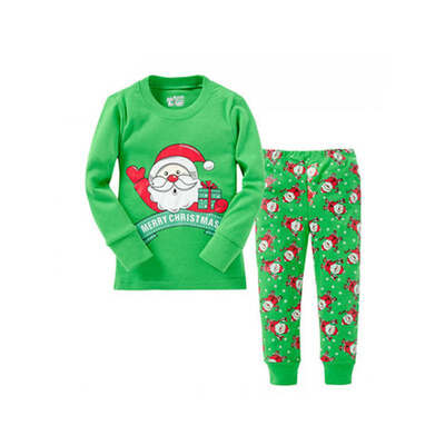 

2pcs Baby Girl Boy Clothes Christmas Santa Long Sleeve T-ShirtLong Pants toddler Girl Clothing New Years costumes for boy girl