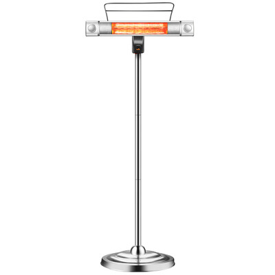 

Sundate Electric Patio Heater Infrared Heater with 2 LED Lights&Remote Control