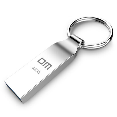 

DM PD076 flash disk 32G USB3.0 high-speed all-metal key ring U disk waterproof portable version (silver