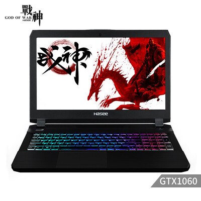 

15-дюймовый игровой ноутбук Hasee God of War Z7-Pro GTX1060