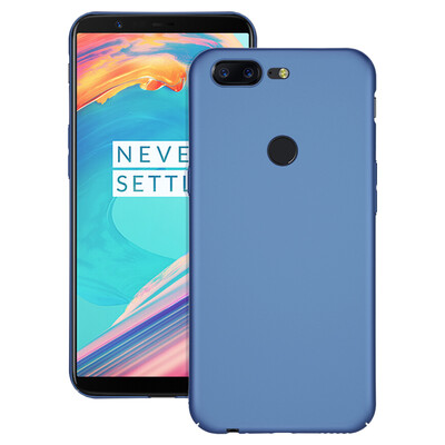 

YOMO one plus 5T phone shell phone case skin feel full protection hard shell dark blue