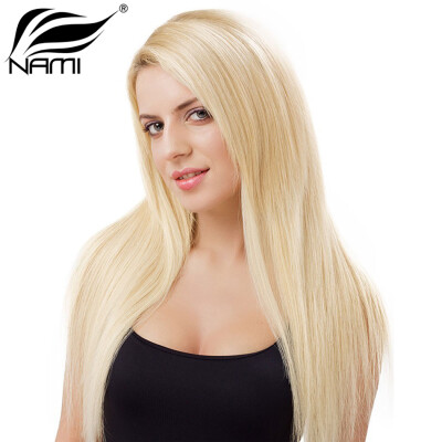 

Nami Hair 4 Bundles Pure Color #613 Brazilian Human Straight Hair Extensions 10"-28" Hair Weave Free Shipping