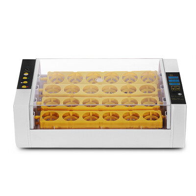 

Temperature Humidity Display Transparent Cover Poultry Egg Incubator 24