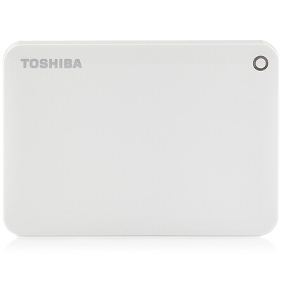 

Toshiba TOSHIBA V8 CANVIO high-end sharing 25-inch mobile hard drive USB30 1TB fresh white